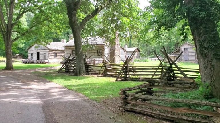 Every Log Cabin Stands Open At This Rebuilt 1830s Village Near Springfield, Illinois