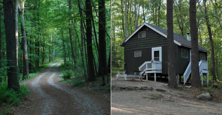 This Massachusetts Rustic Cabin Offers A Private Lake, Rustic Charm, And An Affordable Escape