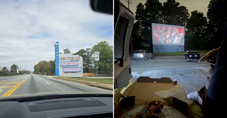 This Old-School Georgia Drive-In Theater Still Shows New Releases For Less Than $10 A Ticket
