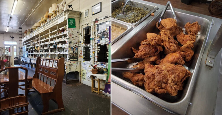 This Cozy Southern-Style Mississippi Cafe Serves Crispy Fried Chicken, Buttery Biscuits, And Pecan Pie