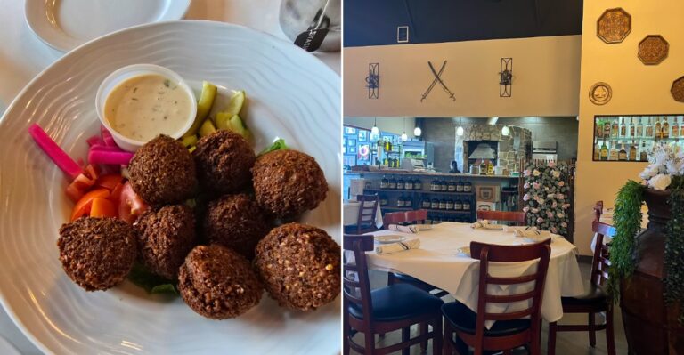 This Family-Run Mediterranean Restaurant In Las Vegas Serves Fresh Pita Olives And Homemade Spreads