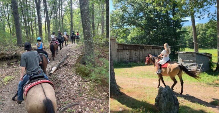This Massachusetts Ranch Near Boston Eases First-Time Riders Onto Gentle Horses For A Guided Trail Ride