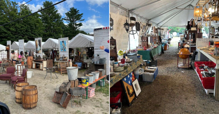 This Massachusetts Flea Market Is Packed With Booths, Food, And Hours Of Treasure Hunting In 2026