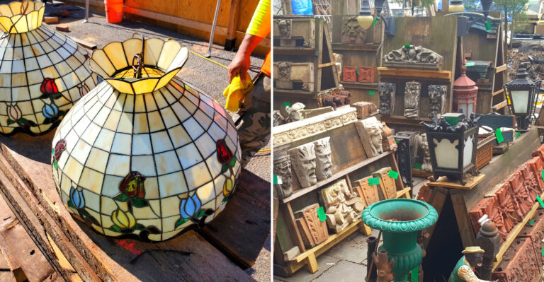 The New York Shop With 20,000 Square Feet Of Antique Stained Glass And Salvaged House Parts