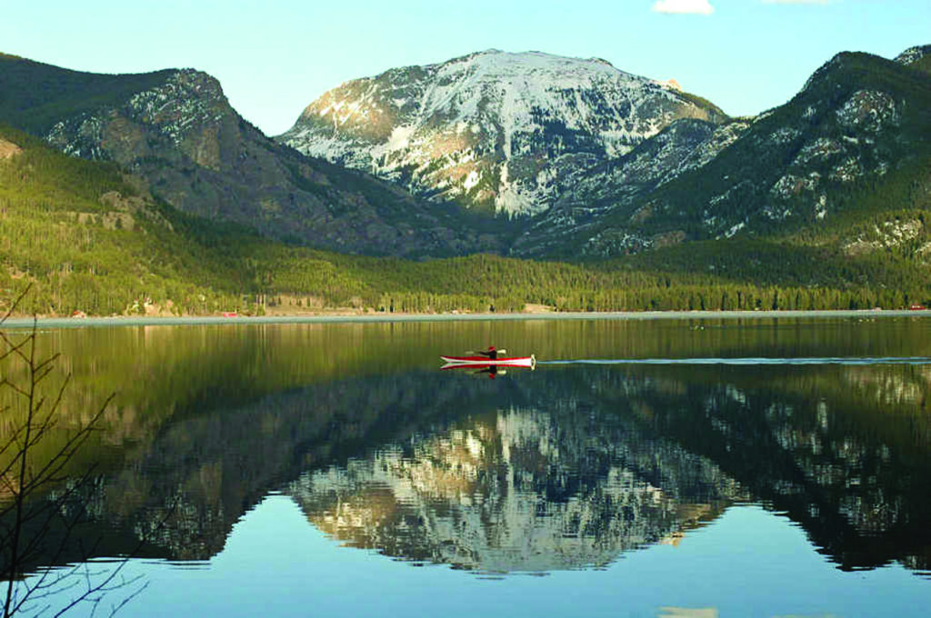 Kayaking Grand Lake. Colorado.(Visit Grand County)