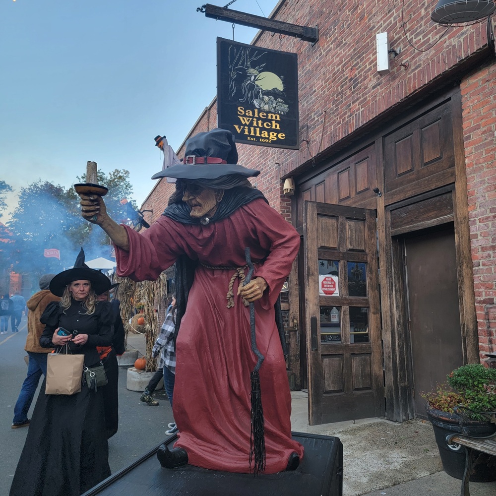 Town of Salem, Massachusetts, during Halloween weekend