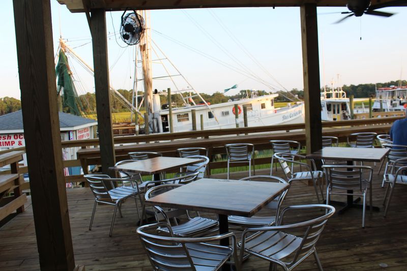 Grab A Table Where The Shrimp Boats Come In