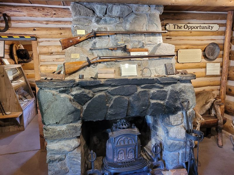 Pioneer Treasures Fill A Tiny Log Museum