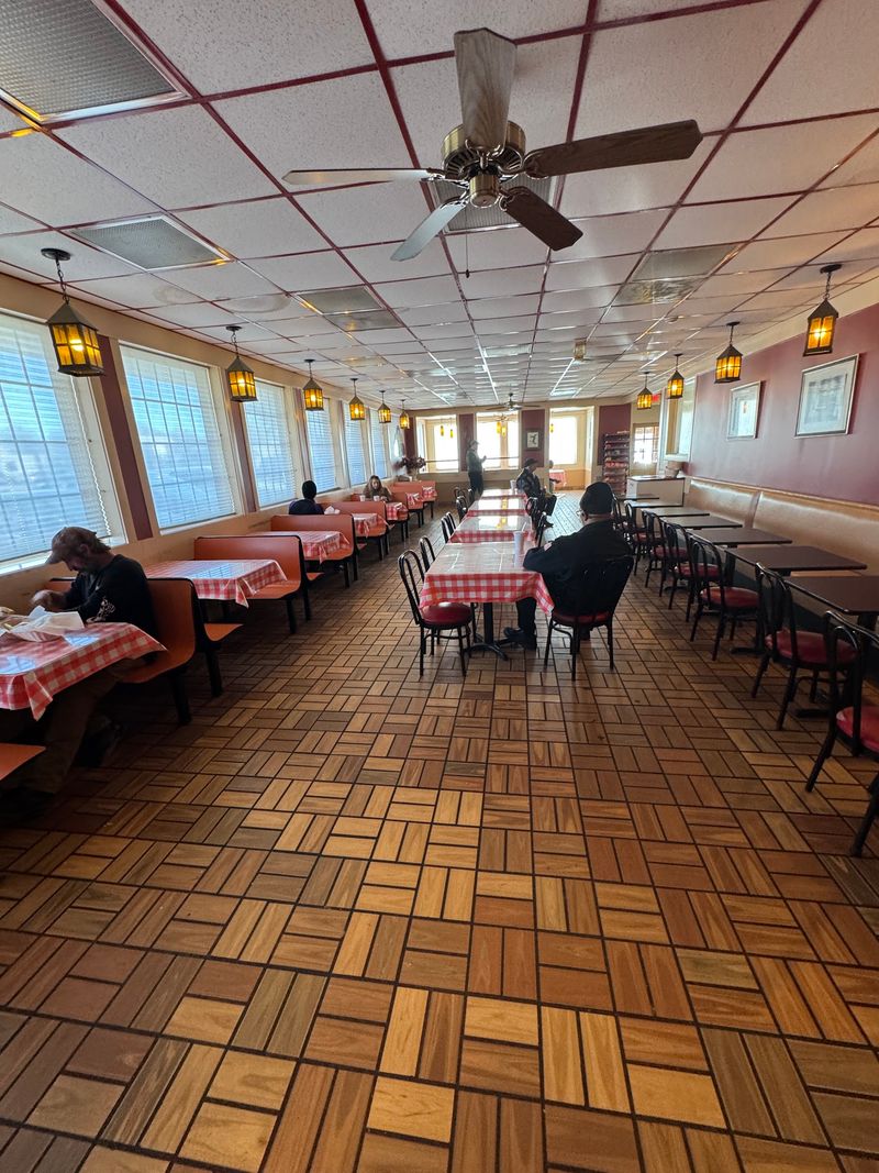 The Old-School Dining Room Feels Like A Trip Back In Time