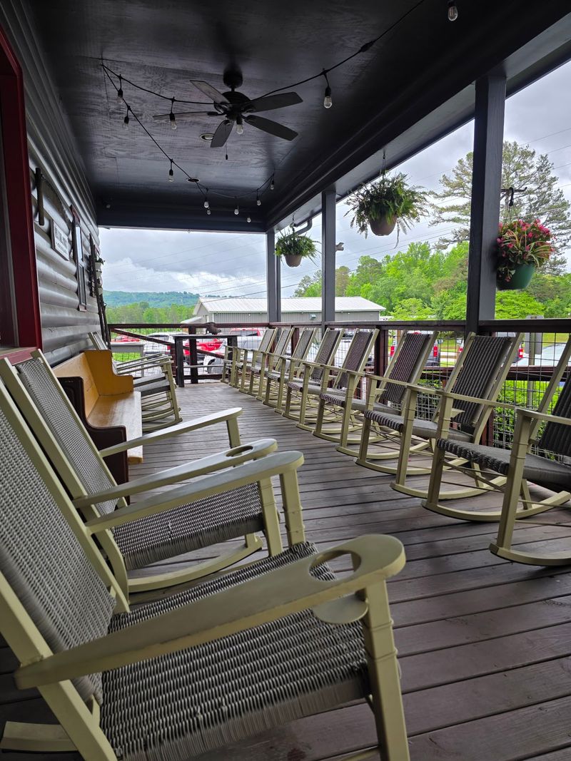 Rocking Chairs Make Waiting Fun