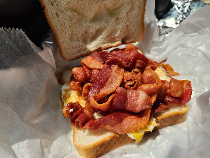 The Famous Double Sausage Sandwich