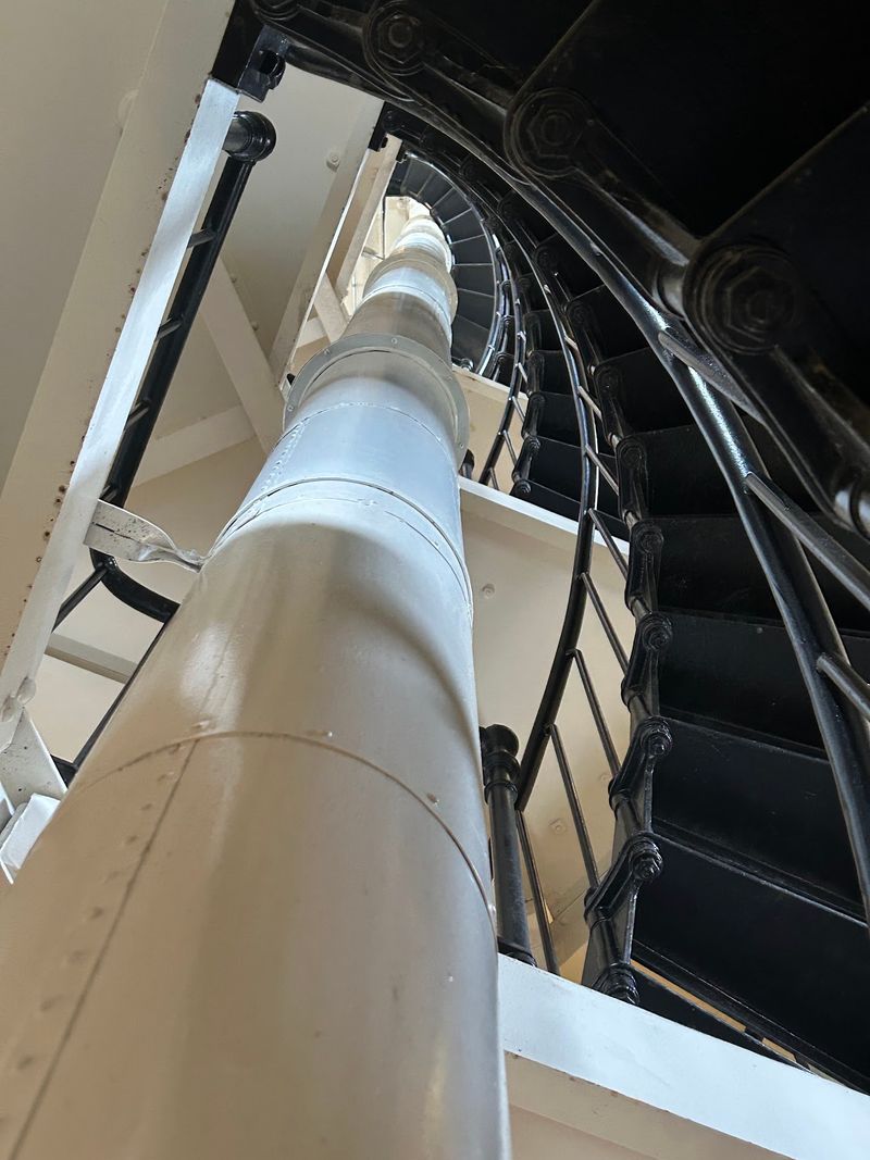 Climbing The Spiral Stairs To The Lantern Room