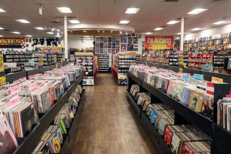 Rows Of Used Vinyl Waiting For Somebody To Dig