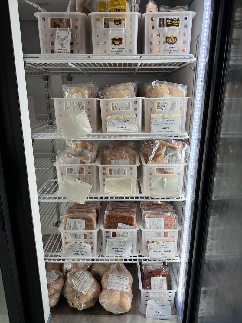 Freezers Packed With Indiana Meats