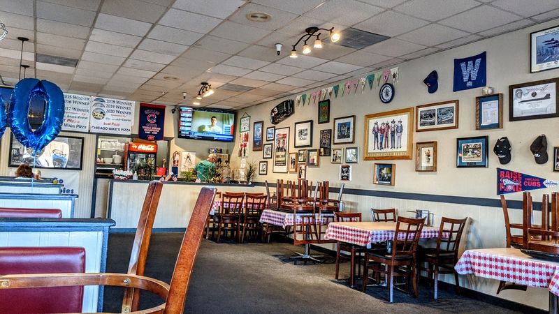 Checkered Tablecloths And Cubs Memorabilia