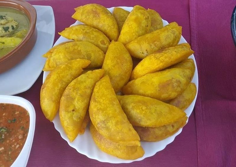 Crispy Empanadas With Aji On The Side Are Hard To Resist