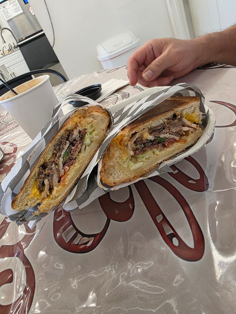 Cheesy Ham Sandwiches on Fresh Bread