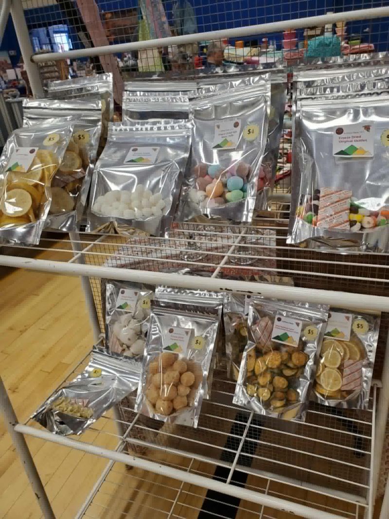 Garlic Powder, Honey, And Freeze-Dried Fun Fill The Rest Of The Table