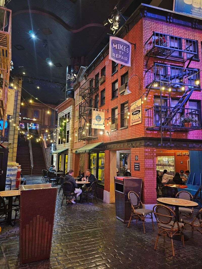 Fake City Streets Make Lunch Feel Like A Trip East