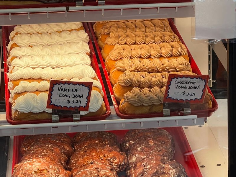 Long Johns And Eclairs Loaded With Filling