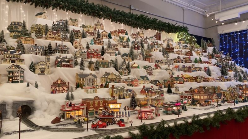 Santa's Snow Village and the I-Spy Museum