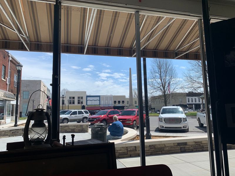 Your Table Sits Right On A Historic Town Square