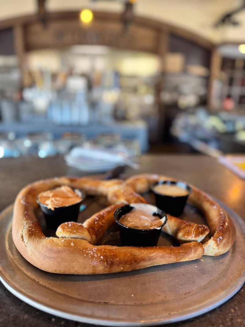One Gigantic Pretzel Can Feed The Whole Table