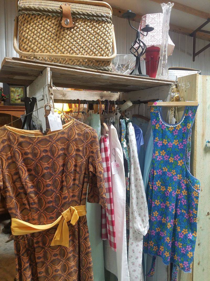 Clothes Racks, Quilting Fabric, And Small Surprises