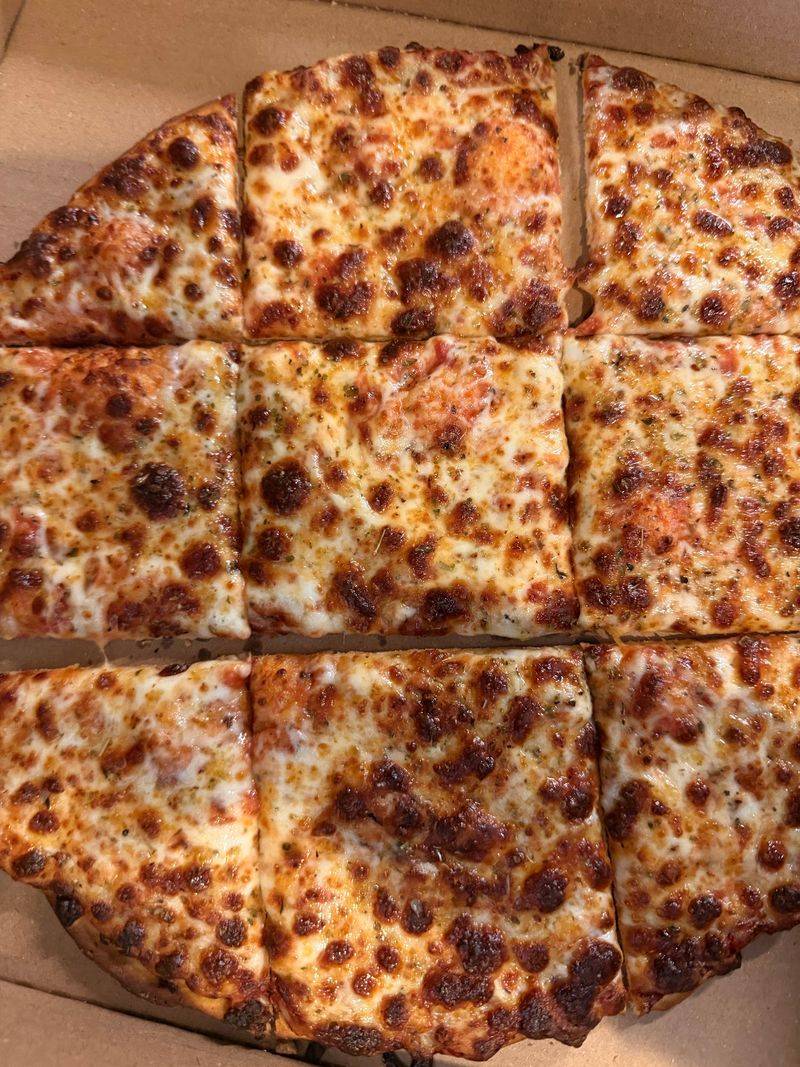 Thin Crust Cut In Tidy Squares