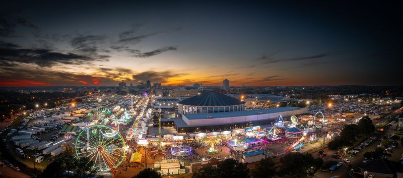 The Mile-Long Midway of the State Fair