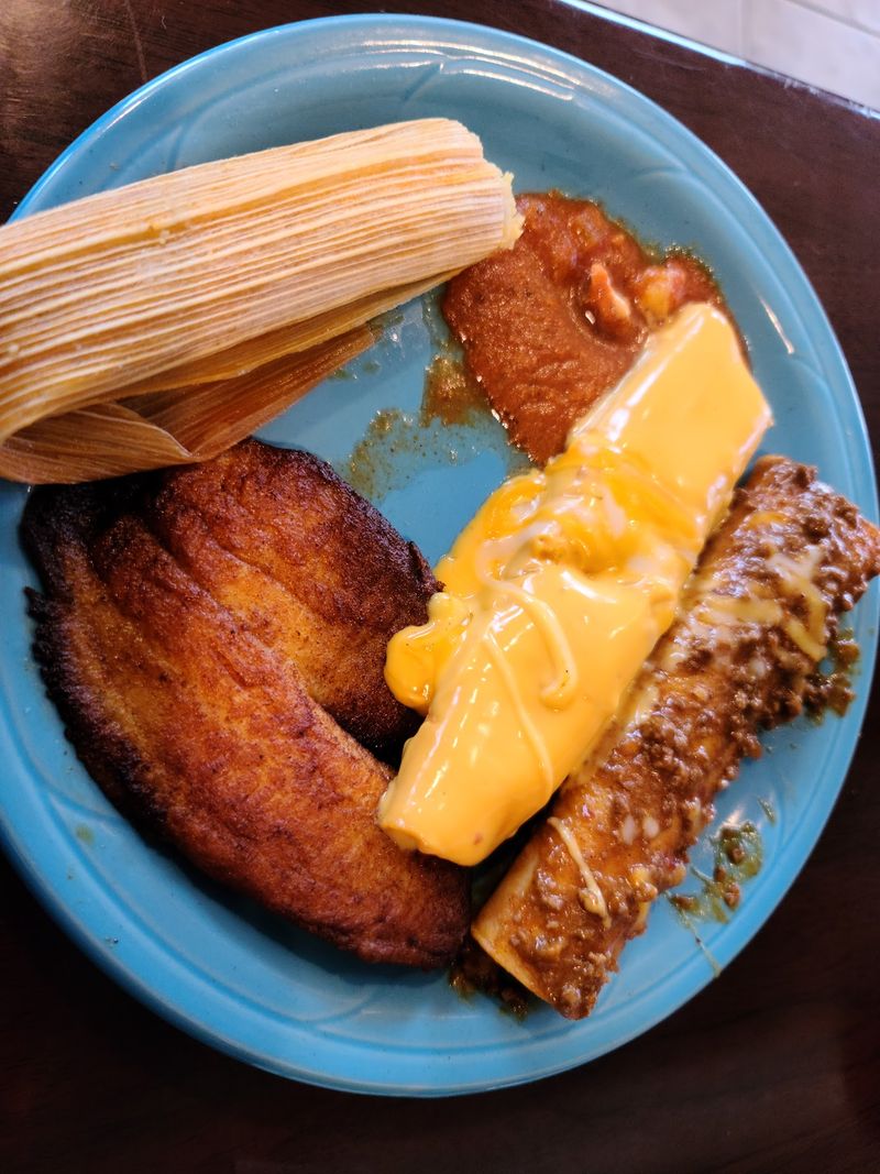Sweet Plantains And A Fresh Salad Bar