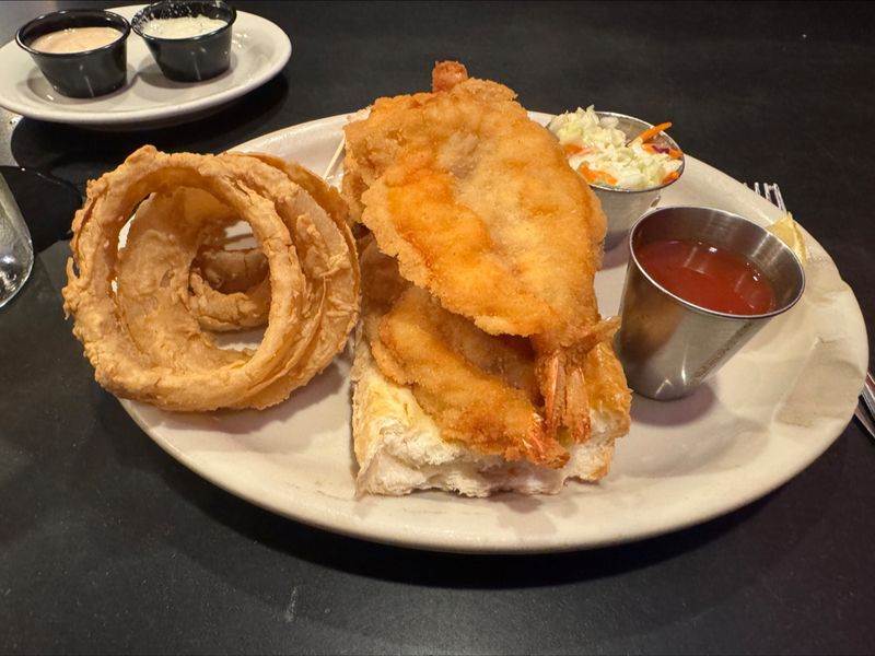Onion Rings And Fried Pickles For The Table