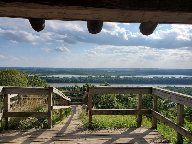 Your Front-Row Seat To The Pelican Show Sits Above Two Rivers