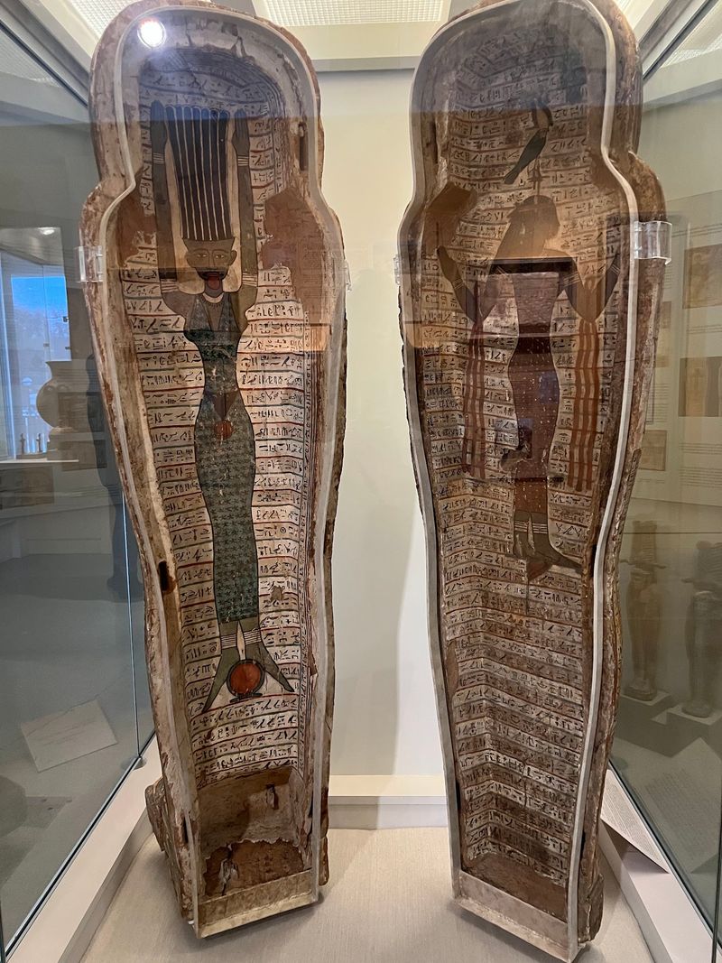 Egyptian Coffins And A Famous Cat