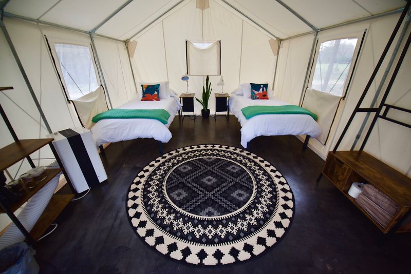 Safari-Style Canvas Tents With Real Comfort