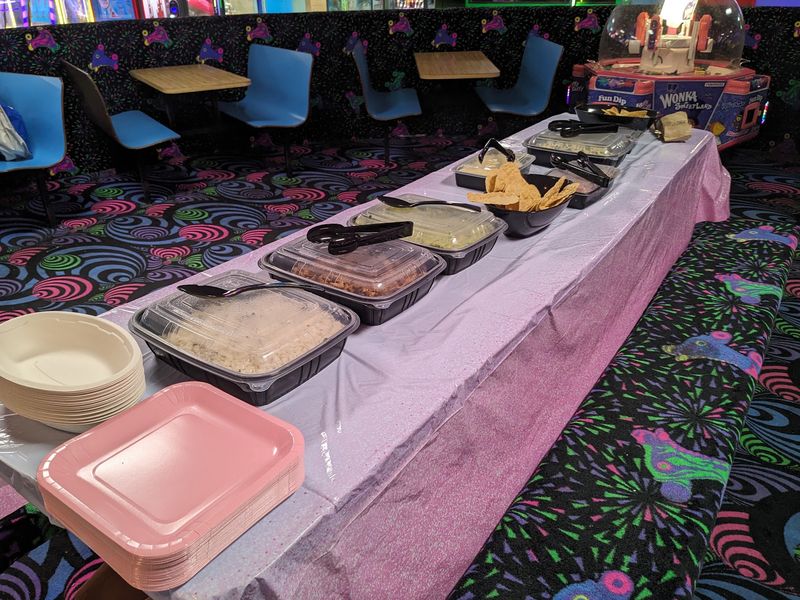 Arcade Games And Snacks Between Laps
