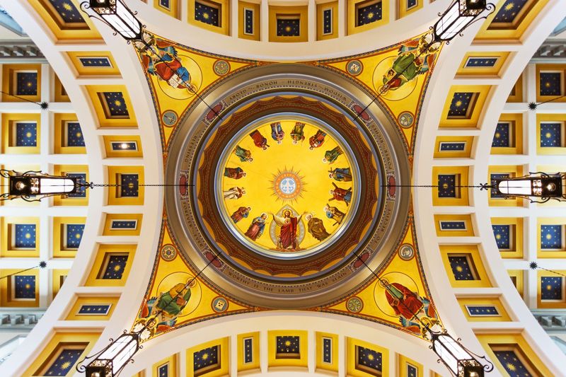 Murals That Turn The Ceiling Into A Storybook