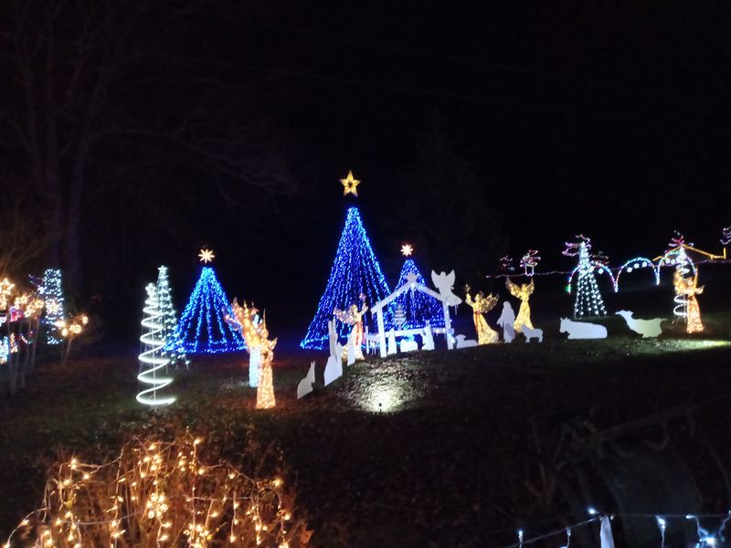Glydewell Christmas Lights, Carriere, MS
