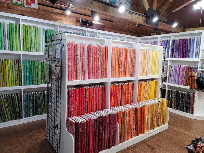 Room After Room of Fabric Bolts
