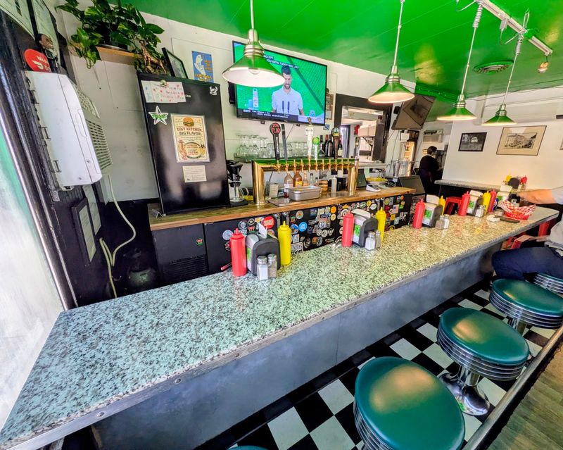 Counter Seats And Cozy Elbow Room