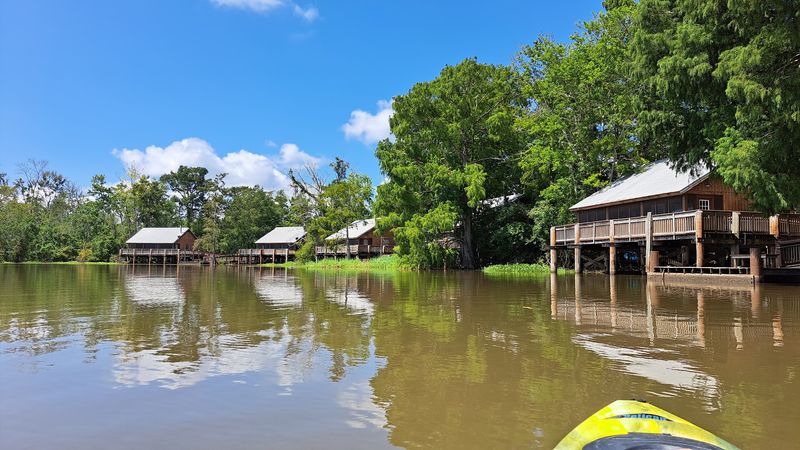 Cabins Perched Right Over Water