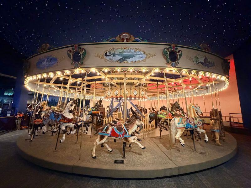 A 1917 Carousel Still Spins Happily On The Fourth Floor