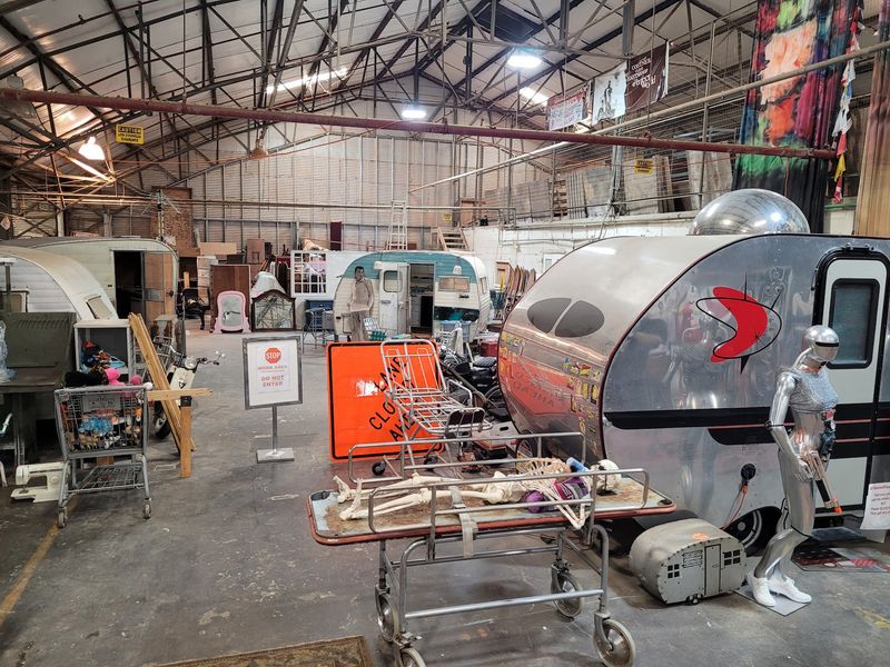 Vintage Campers, Motorcycles, And Remodeled RVs