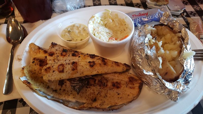 Grilled Trout For A Lighter Bite