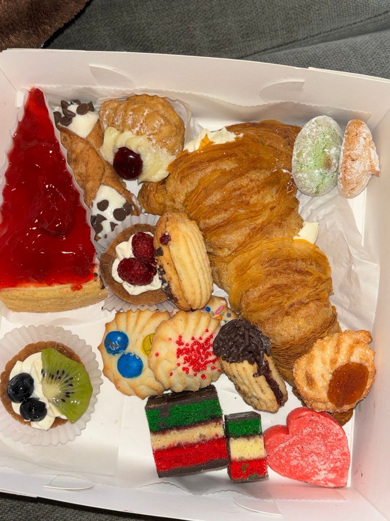 Rainbow Cookies And A Tray Full Of Old-World Favorites