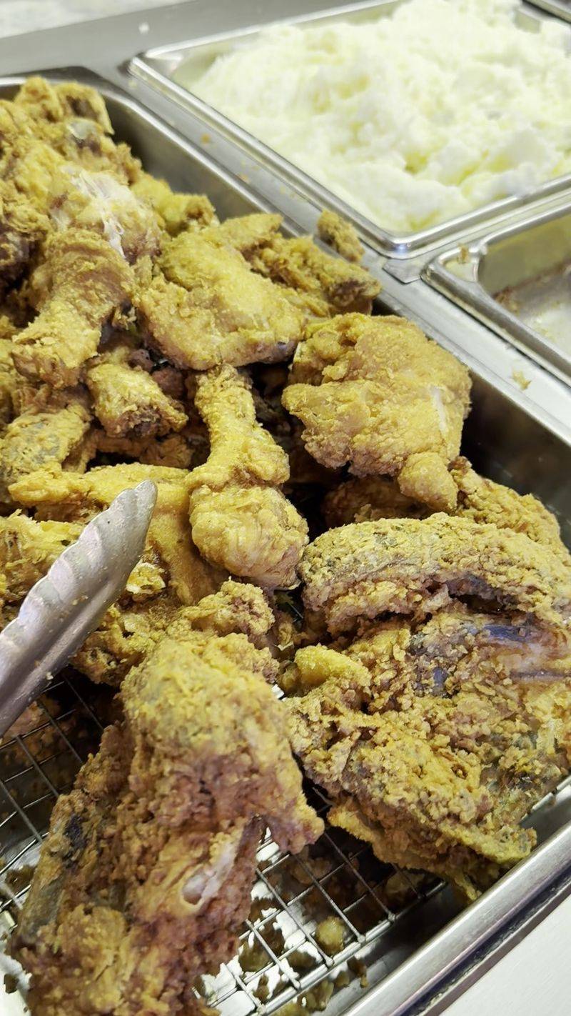 That Fried Chicken Goes Through Three Steps Of Pure Commitment