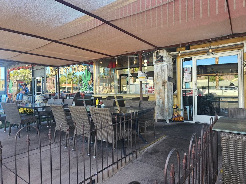 Quirky Decor And A Patio Facing Main Street