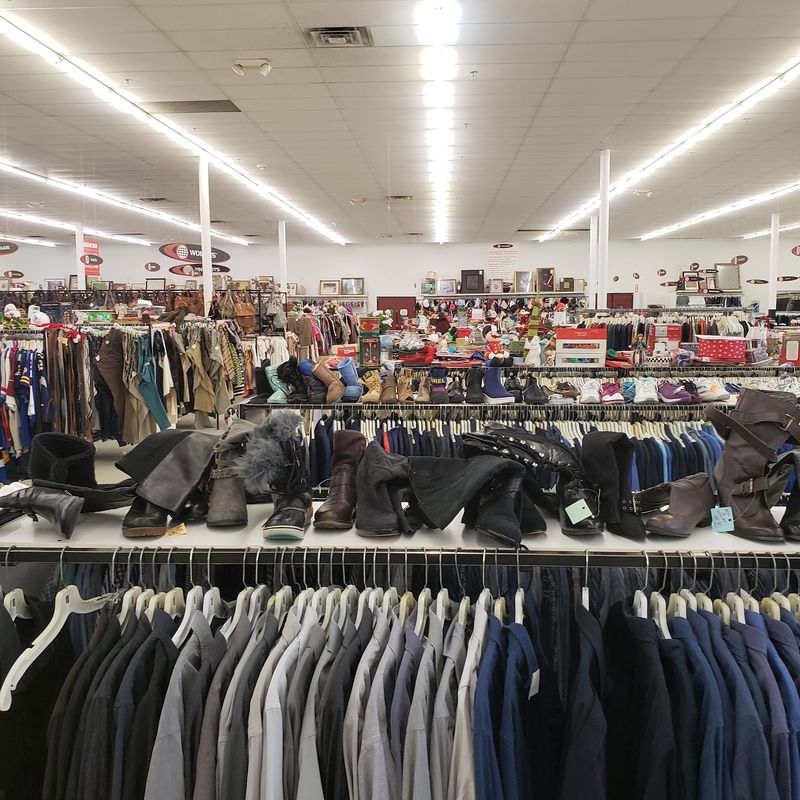 Rainbow Racks And Tidy Aisles