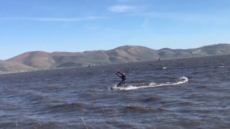 That Famous Wind Turns The Lake Into A Windsurfing Playground