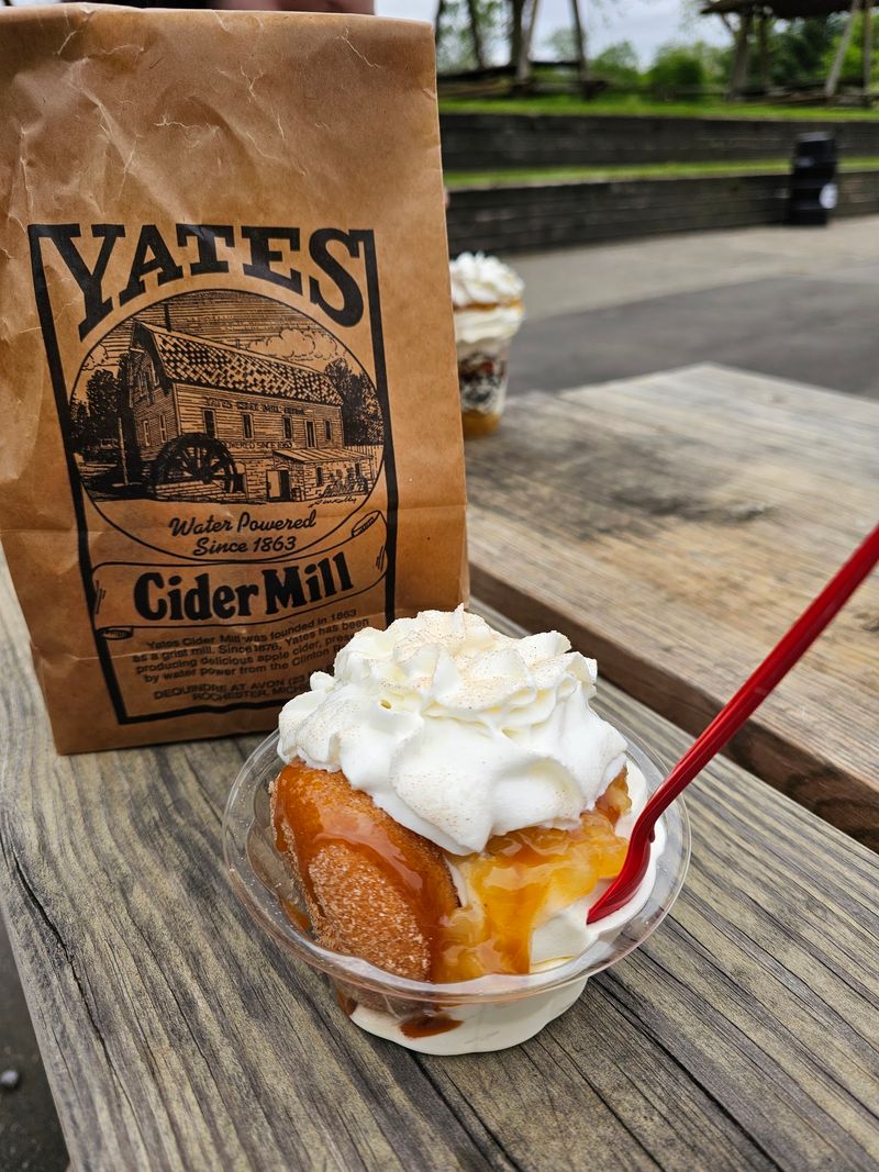 Fudge Corn And A Donut Sundae